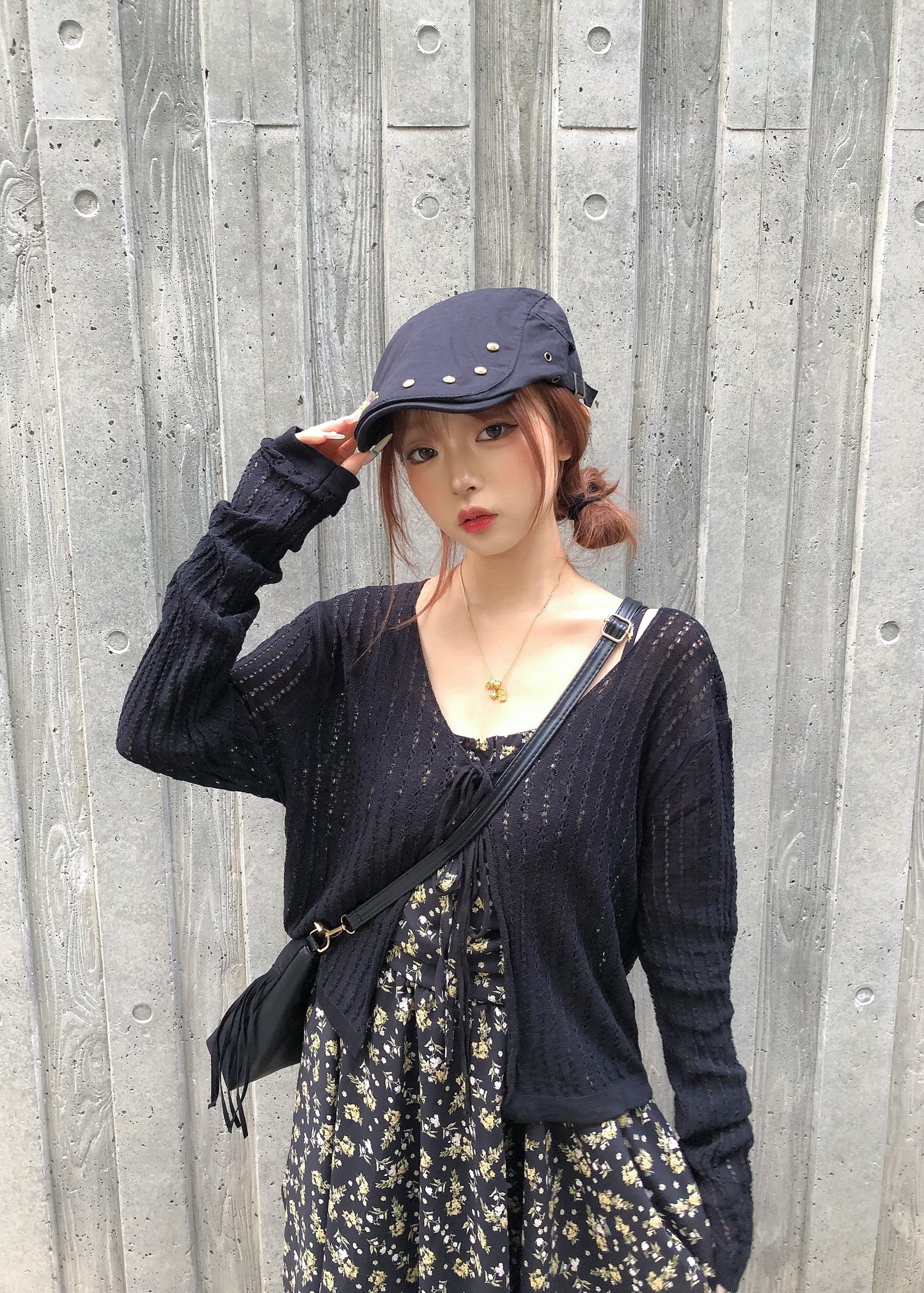 ショートレースボレロカーデ