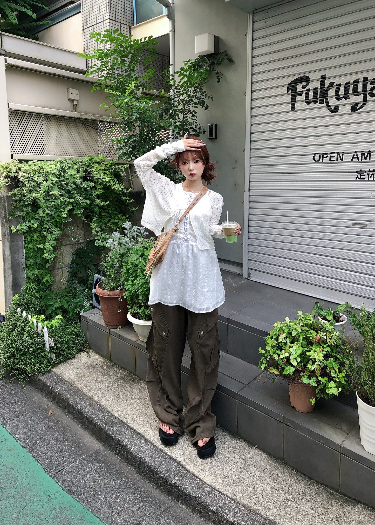 ショートレースボレロカーデ