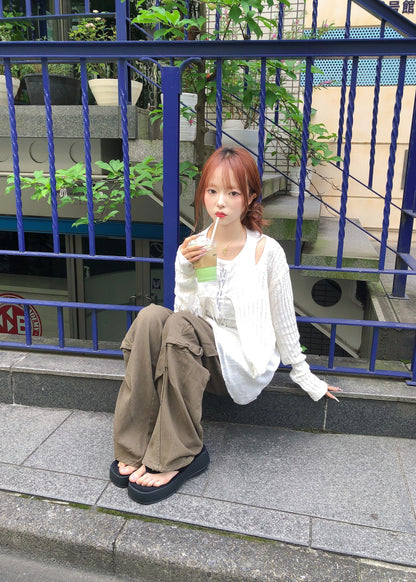 ショートレースボレロカーデ